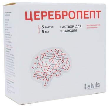 Церебропепт р-р д/и 5мл амп №5
