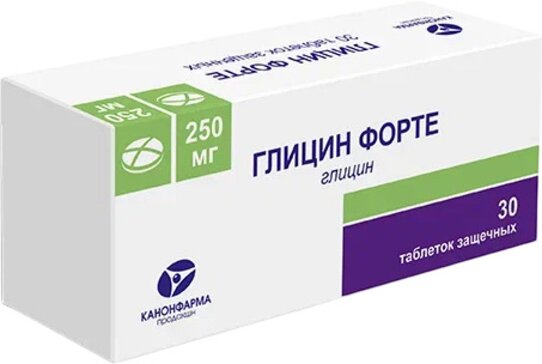 Глицин форте Канон таб защечные 250мг N 30