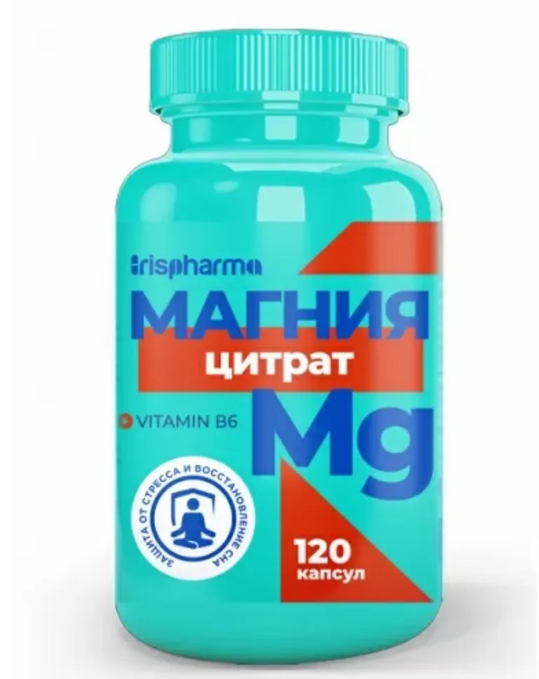 Ирисфарма Магния цитрат+В6 капс №120
