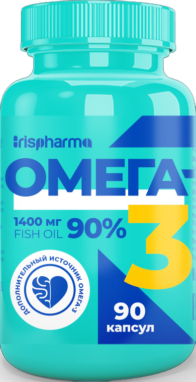 Ирисфарма Омега-3 90% 1400мг капс №90
