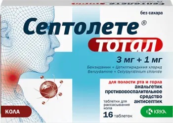 Септолете тотал тб д/расс кола n16