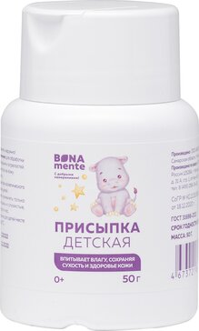 Bona Mente присыпка детская б/отдушек 50г N 1