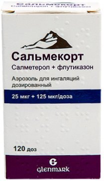 Сальмекорт аэр д/инг дозир 25мкг+125мкг/доза 120доз N 1