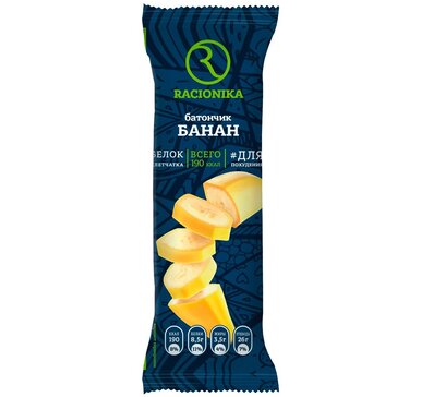 Рационика диетический батончик банан 60г