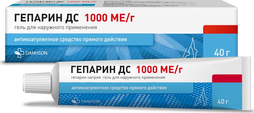 Гепарин дс гель д/наружн.прим-я 1000ме/г 40г