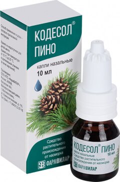 Кодесол пино капли назал. 10мл