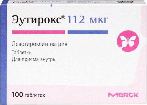Эутирокс 112 мкг N 100