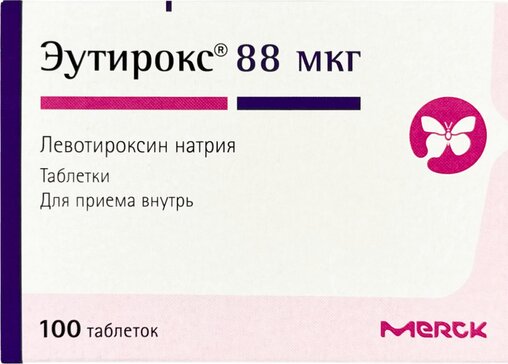Эутирокс тб 88 мкг N 100