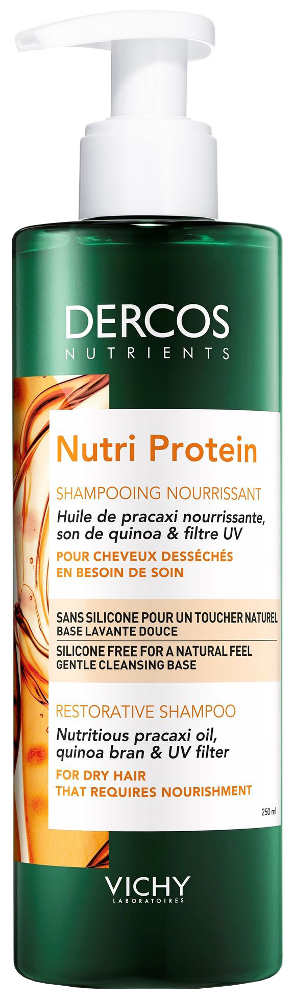 Vichy Dercos Nutrients шампунь для волос нутри протеин восстанавл 250мл