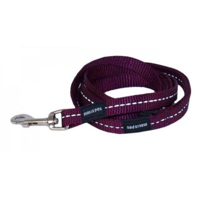 Поводок фиолетовый Matis-pet 1.5см/120см