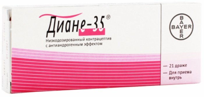 Диане-35 драже N 21