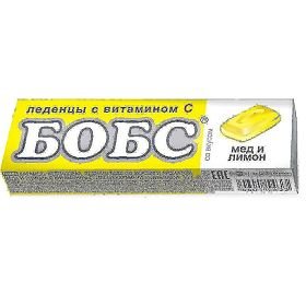 Леденцы Бобс(мед лимон) N10