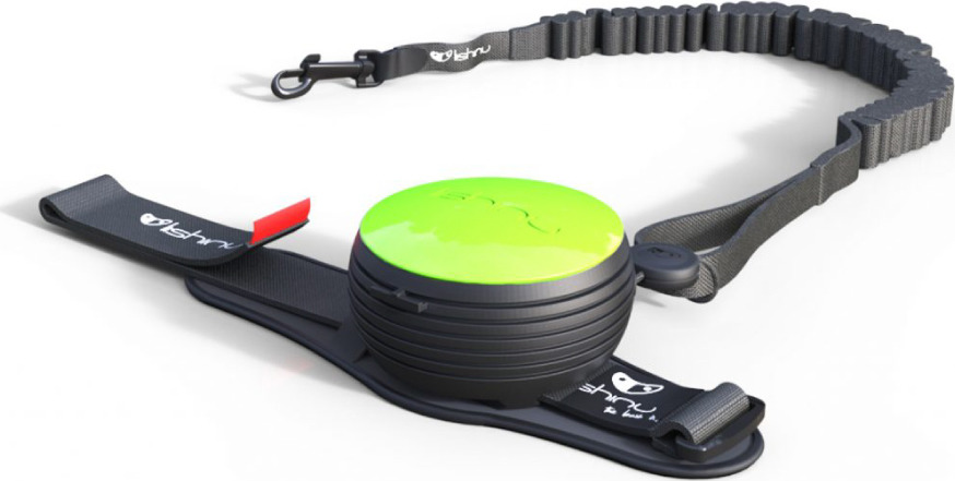 Поводок-рулетка зеленый Lishinu original р.s