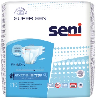 Подгузники для взрослых Super Seni extra large XL N 10