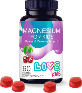 Ливс Гаммис Магний цитрат вишня для детей №60 мармелад пастилки массой 2.5 г