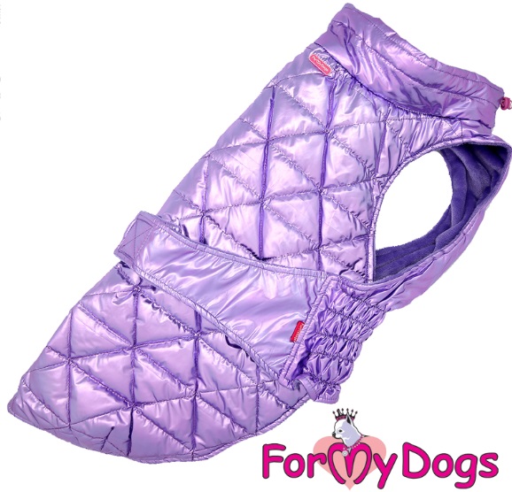 Попона для собак фиолетовая металлик р.a2