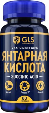 GLS янтарная кислота капс №60