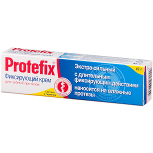 Протефикс крем фиксирующий экстра-сильный для зубных протезов 40мл