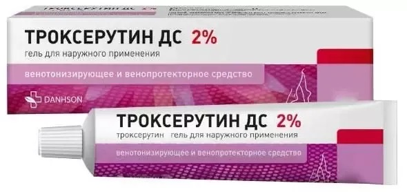 Троксерутин ДС гель 2% 30г N 1