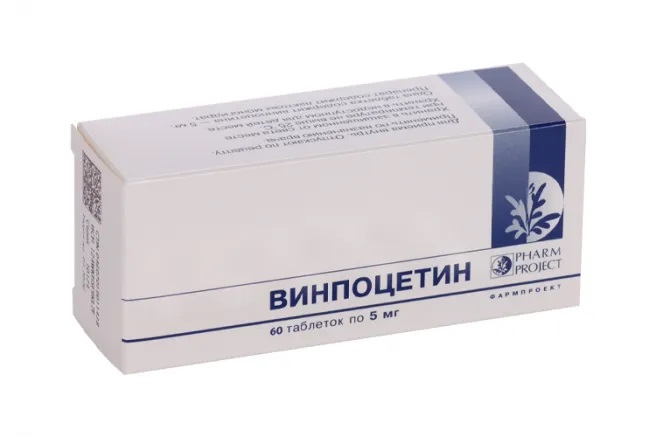 Винпоцетин тб 5мг N 60