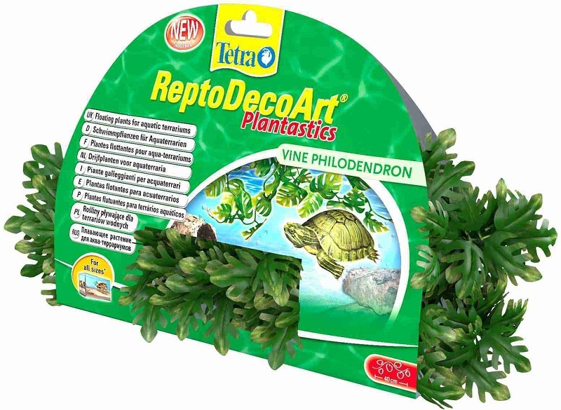 Растение искусственное плавающее для террариумов Tetra reptodecoart plant филодендрон