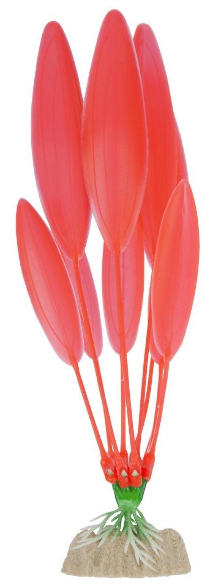 Растение флуоресцирующее оранжевое Tetra glofish р.l 20см