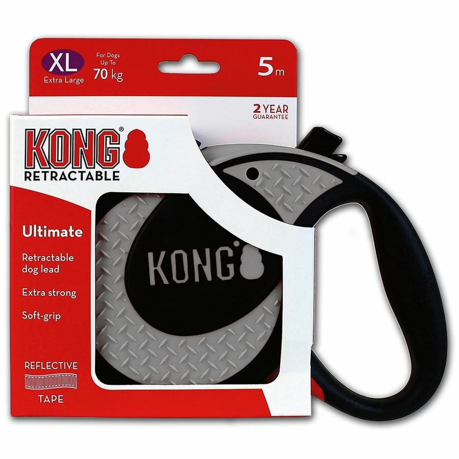 Рулетка-лента серая Kong ultimate р.xl 5м до 70кг