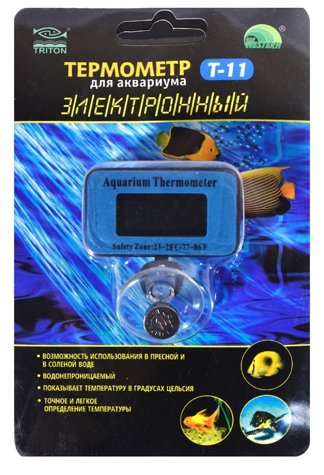 Термометр стеклянный Тритон электронный т-11