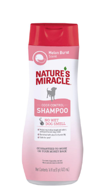 Шампунь против запаха для собак 8in1 nature's miracle melon burst odor control shampoo 473 мл с ароматом дыни