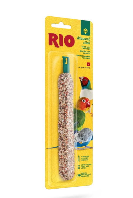Палочка минеральная для всех видов птиц Rio 65 г