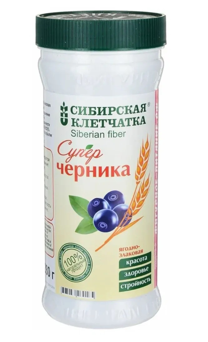 Клетчатка Сибирская 280гр Суперклюква N 1