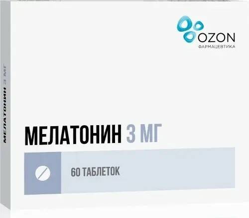 Мелатонин Озон тб 3мг N 60