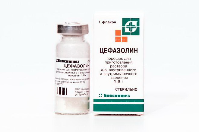 Цефазолин порошок для приг р-ра в/в в/м введ фл 1г (инд уп)