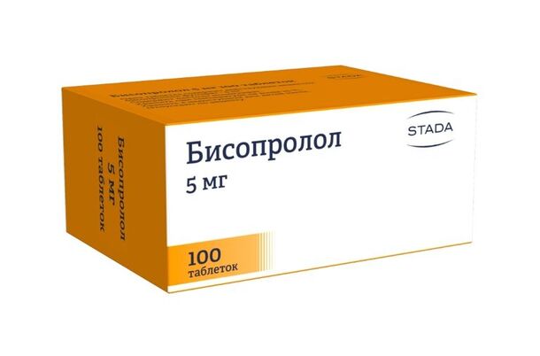 Бисопролол таб п/о плен 5мг N 100