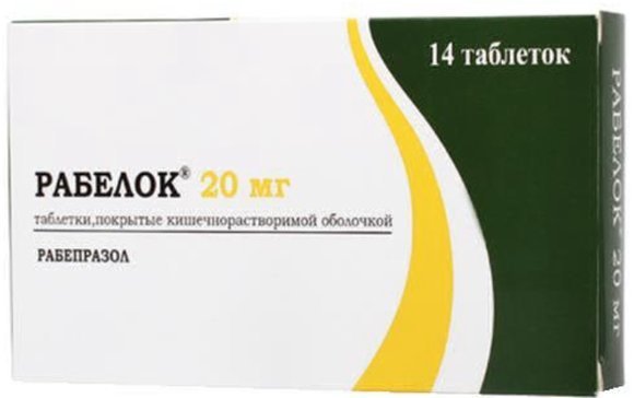 Рабелок тб п/о 20мг N 14