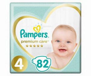 Подгузники Pampers Premium Care (р-р 4) 9-14кг N 82