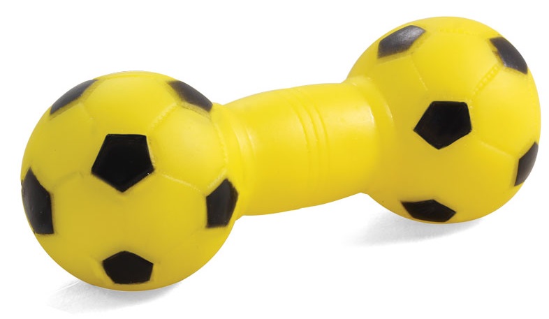Игрушка гантель футбольная для собак Triol 13см