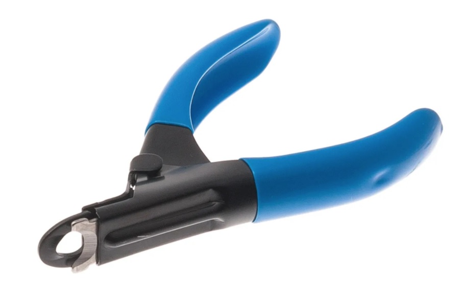 Когтерез-гильотина пластиковые ручки черный/синий Delight покрытие пвх большое отверстие 37124р