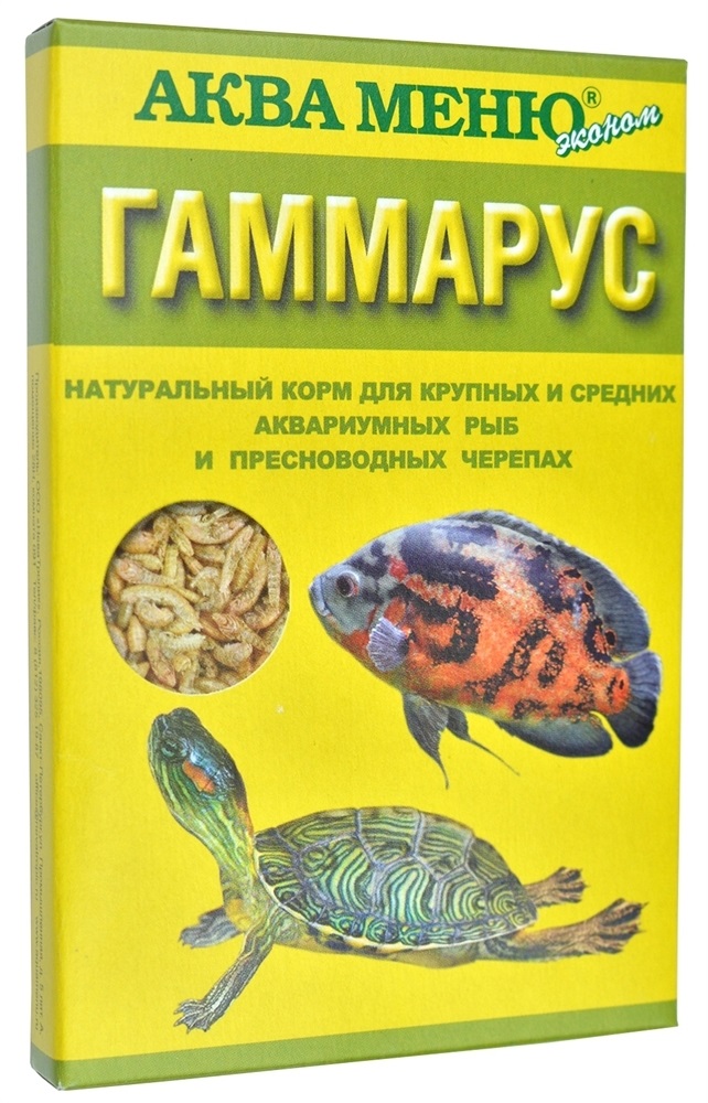 Корм для крупных и средних рыб Аква-меню 11 г гаммарус