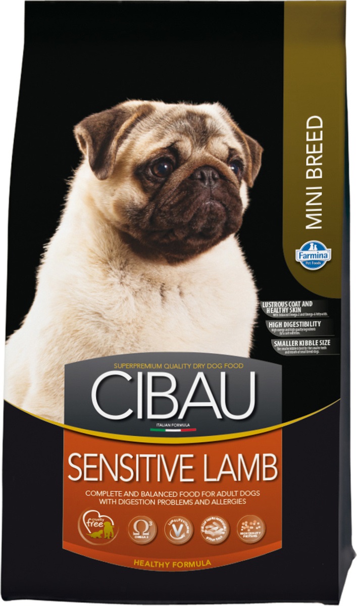 Корм для собак мелких пород Farmina cibau sensitive mini 2.5 кг с ягненком