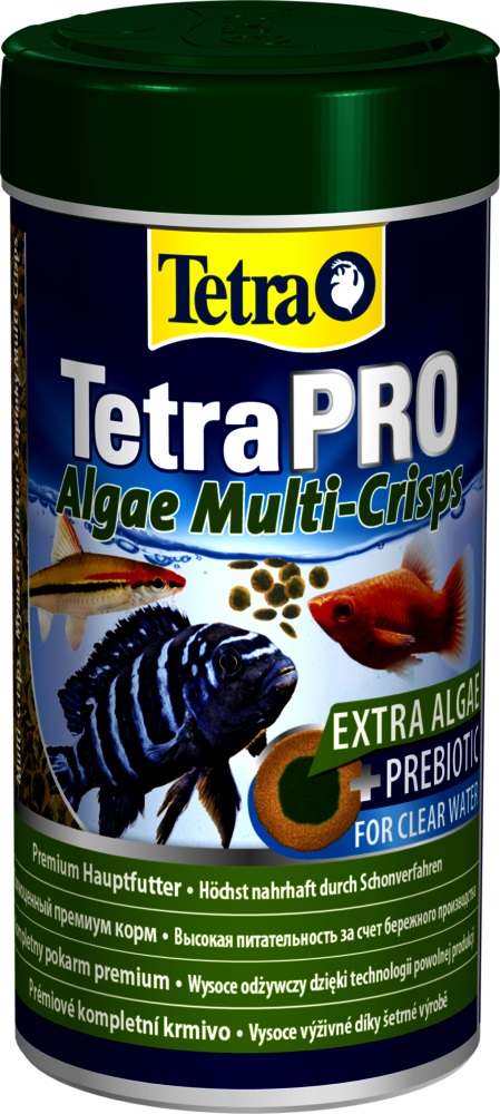 Корм чипсы для рыб Tetra pro algae multi crisps 500 мл со спирулиной