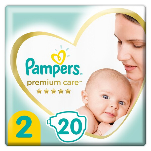 Подгузники Pampers Premium Care (размер 2) 4-8кг N 20