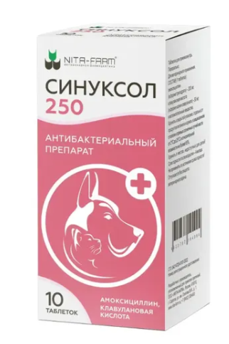 Синуксол таб 250 мг n10