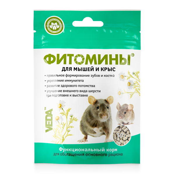 Фитомины таб для мышей и крыс 50 г