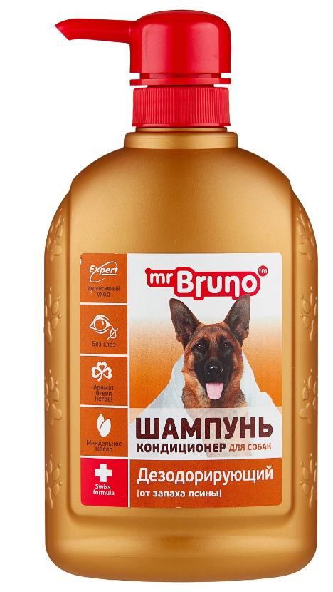 Шампунь дезодорирующий для собак Mr.bruno 350 мл №12
