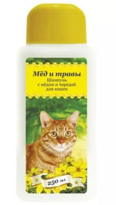 Шампунь для кошек Пчелодар 250 мл с медом и чередой