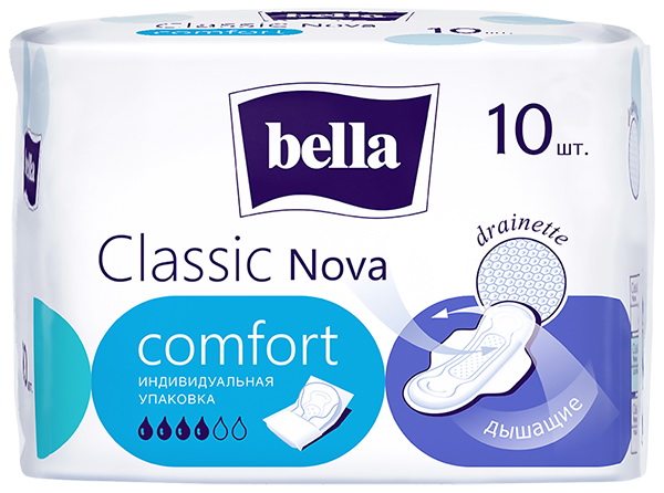 Прокладки Белла Nova komfort classic N 10