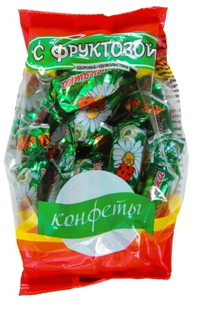 Конфеты Вкусняшка в шоколаде с фруктозой 185 г
