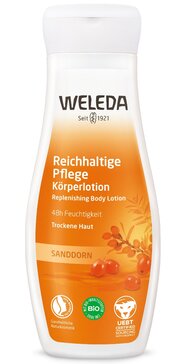 Weleda молочко для тела облепиховое питающее 200мл