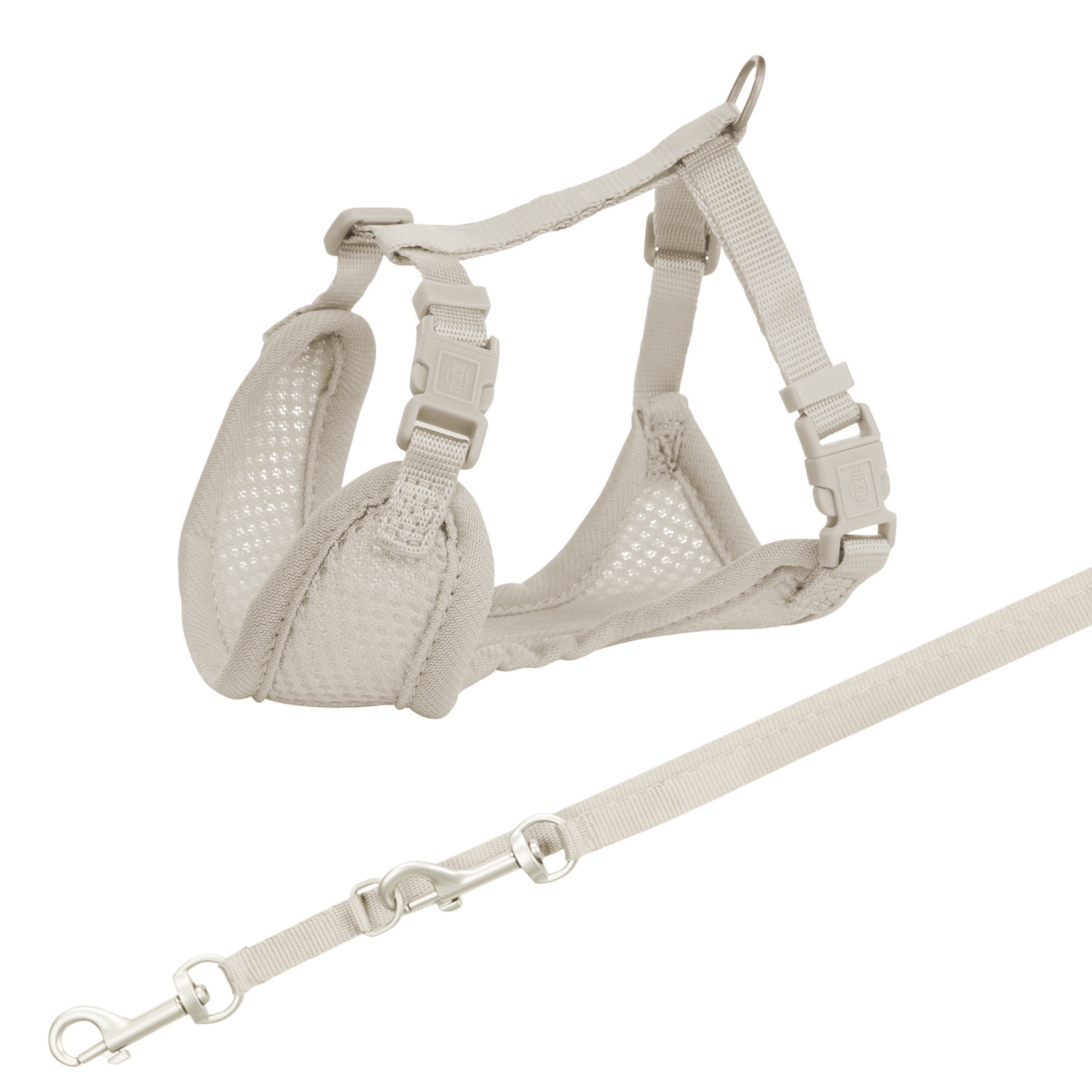 Шлейка-жилетка с поводком нейлоновая для щенков Trixie 23-24см